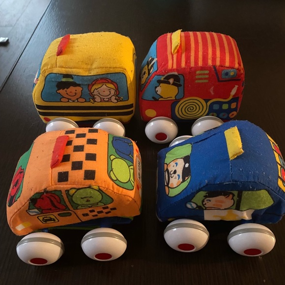 Melissa & Doug Toys Melissa And Doug Pull Back Soft Cars Poshmark
